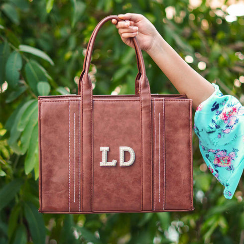 Luxe Brown Handbag - Uncommongifts.in